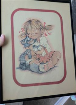 1979 K. Smith "Tight Squeeze" Framed Print