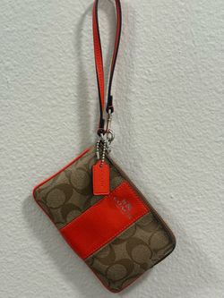 Coach Signature Wristlet Wallet