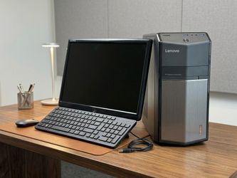 Computer, Screen, Keyboard and Mouse