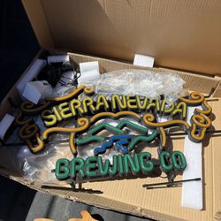 New Lighted Beer Sign 