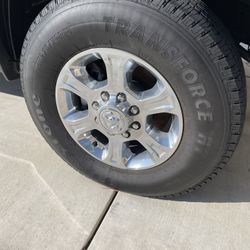 For Sale: 4 tires and wheels off a 2022 Ram truck. 275/70 R18