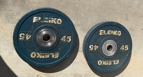 Eleiko 45lb Bumper Plates