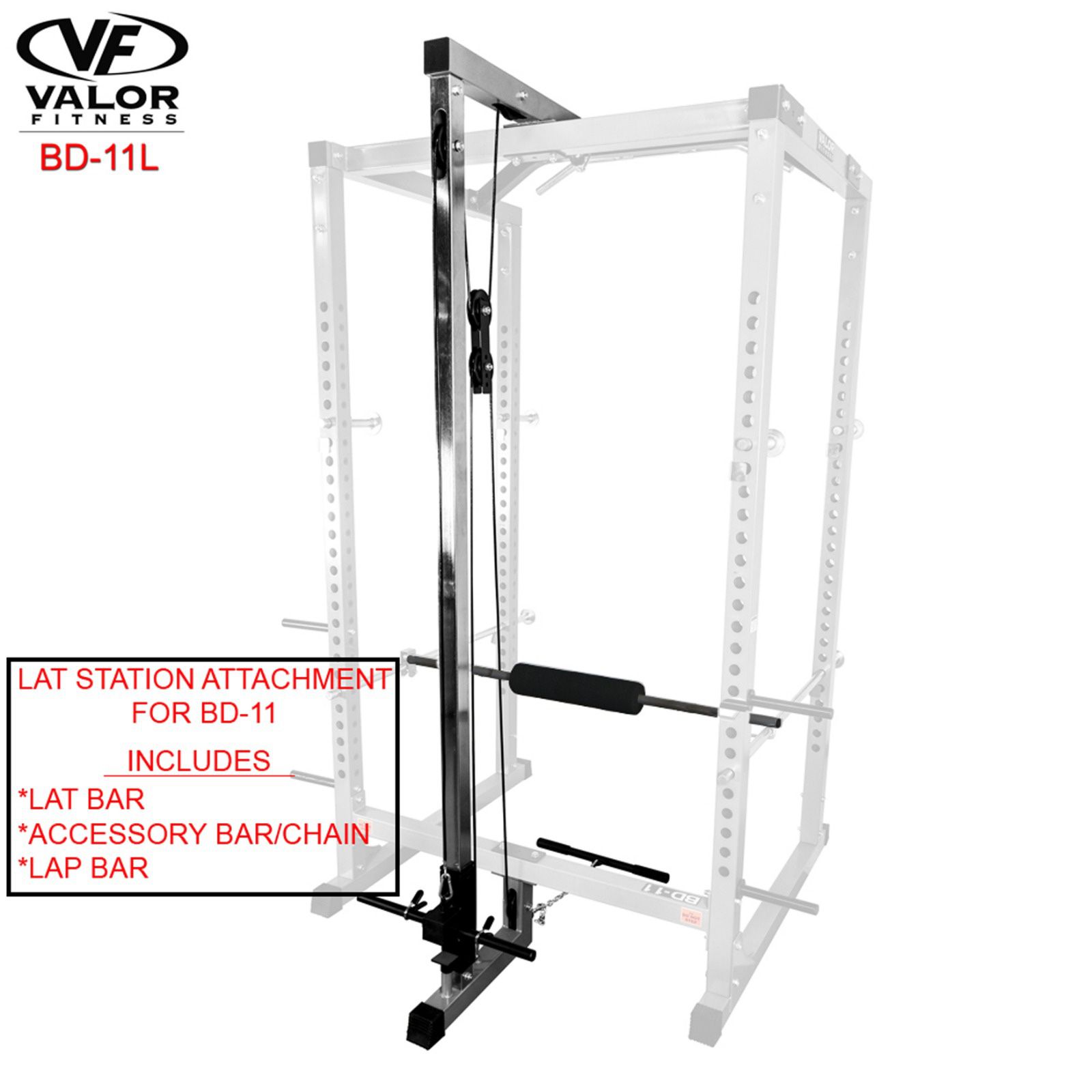 Valor Fitness BD-11L Lat Pull Attachment for BD-11