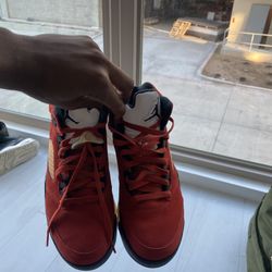 Jordan 5 Retro Dunk On Mars Size 10 Women’s 