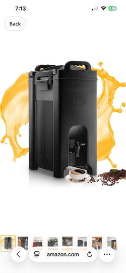 Insulated Beverage Dispenser 5 Gal, Commercial Hot/Cold Drink Dispenser  Coffee Shop, Large Parties, Church Gatherings, Camping, Heavy Duty Beverage C