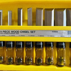 Wood Chisel 9 Piece Set