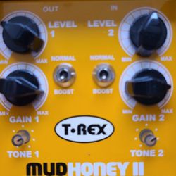 T-Rex Mudhoney II Twin Channel Dual Distortion Pedal