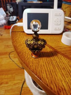 Vintage Butterfly Perfume Bottle