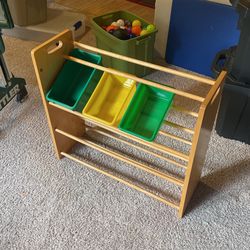 Bin Holding Shelf