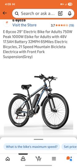 Ebike With Accessories 