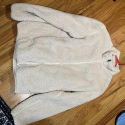 Uniqlo Fluffy Fleece Zip Up Sweater
