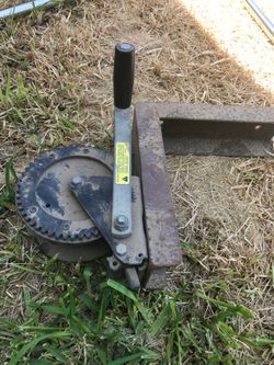 Trailer or boat winch