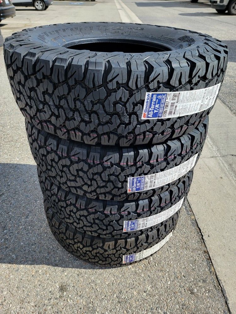LT 285 70 17 NEW TIRES SILVERADO SUBURBAN AVALANCHE TAHOE SIERRA F150 RAM RUBICON SAHARA GLADIATOR