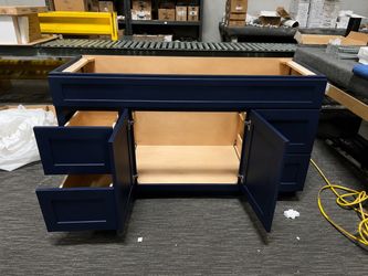 60” Blue Bathroom Vanity – For Single Sink
