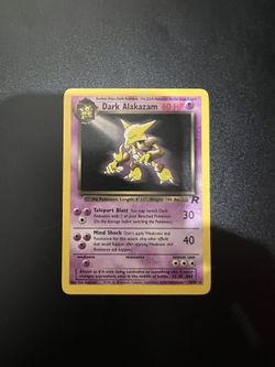 6 rare dark cards