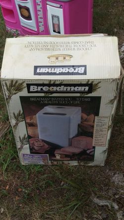 Breadman bread maker