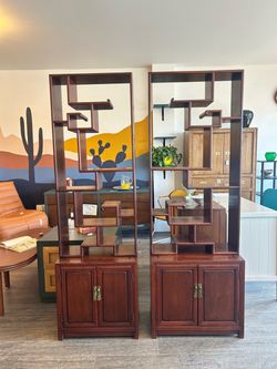 Curio Cabinet / Display Shelf / Vintage - 2 Available!