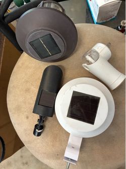 Various Solar-Powered Lights