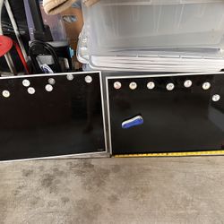2 Foray Magnetic Dry 2 Erase Boards w/ Magnets, pick up in Temple City 