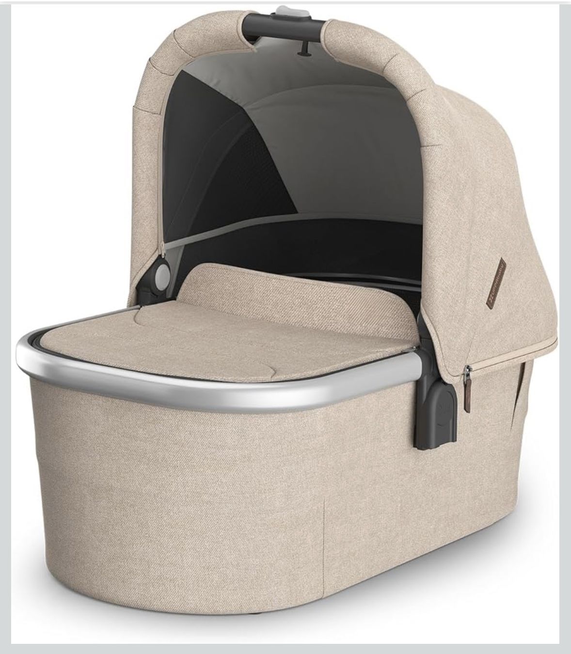 UPPAbaby Bassinet V2- Compatible with Vista, Cruz, Ridge Strollers - Overnight Sleep Solution - Mattress, Sheet and Bug Shield Included.