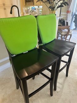 Two bar stools