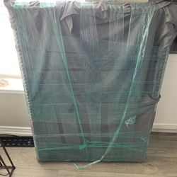 Antique Mirror & Wine Rack