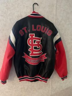 Nice leather jacket st Louis cardinals sz m