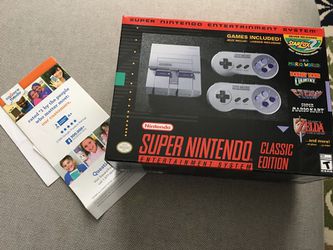 Super Nintendo Classic new