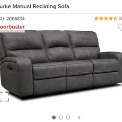 Burke recliner Sofa Charcoal Grey BRAND NEW