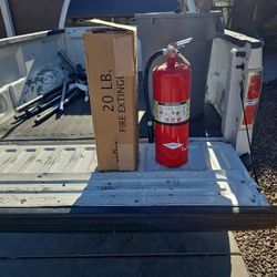 20 pound fire extinguisher.