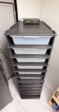 x2 Reptile Basics Ve-6 PVC Reptile Rack with VE-300x2