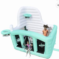 Dude Perfect Ultimate Sports Inflatable Bounce House, 4-in-1, 8' X 10'