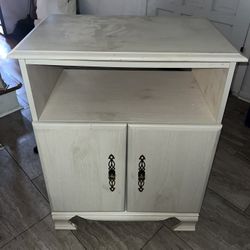  White Storage Cabinet / TV Stand