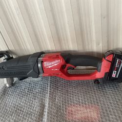 M18 FUEL 18-Volt Lithium-Ion Brushless Cordless GEN 2 Super Hawg 1/2 in. Right Angle Drill W/ M18 5.0 Ah Battery