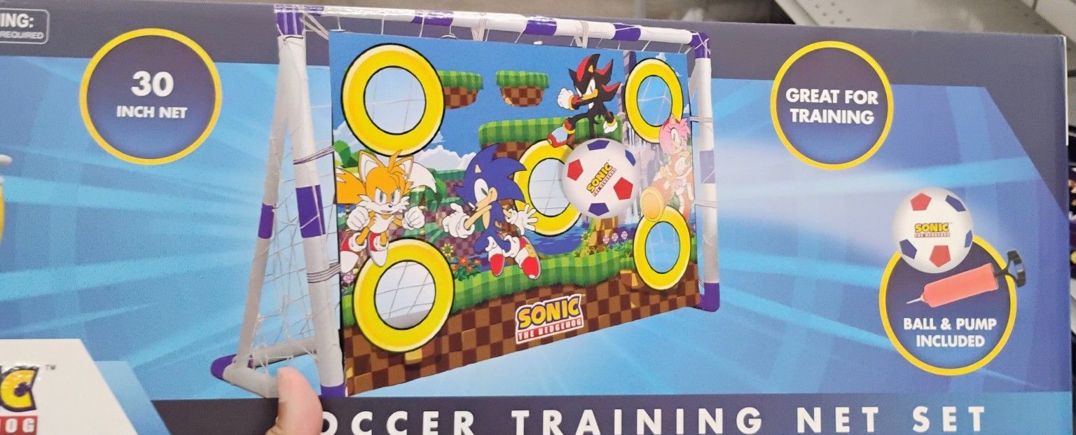 Sonic The Hedgehog Soccer Traing Set With Ball