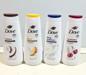 Dove body wash 20oz -$5 each
