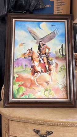 Southwest Western painting