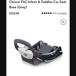 Chicco Fit2 Infant And Toddler Car Seat Base Grey