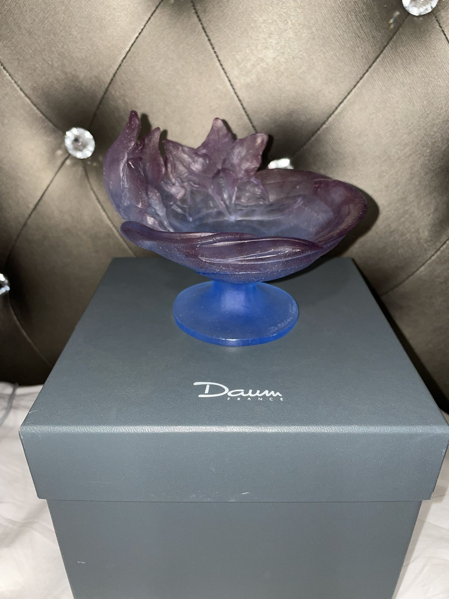 Daum France Orchidee Amethyst