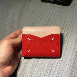 Maison Margiela Wallet Red Pink