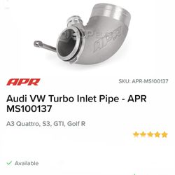 Apr SKU: APR-MS100137 Audi VW Turbo Inlet Pipe - APR MS100137