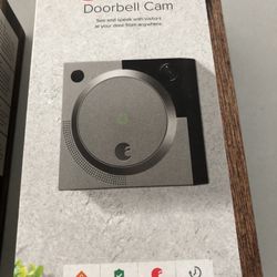 August Doorbell Cam - Silver/Black