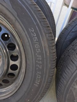 Wheels With Tires 225/65/R17 102H