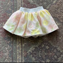 Toddler Girl’s Sequence Daisy Skirt / Tutu, Size 2t