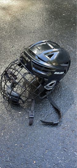 Bauer Re-Akt 95 Ice Hockey Helmet Combo with CCM Cage