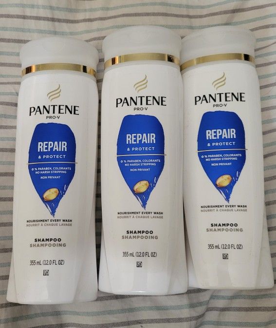 3 Pantene Pro-V Repair & Protect Shampoo (12 oz Bottles) For $10/$10 Por Los 3