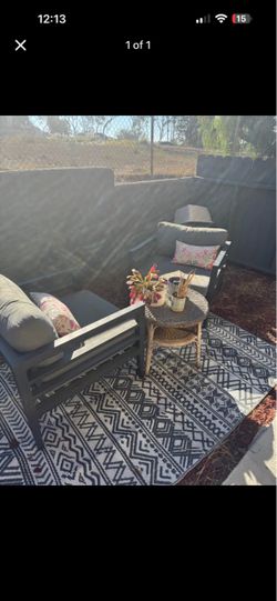Two Outside patio chairs