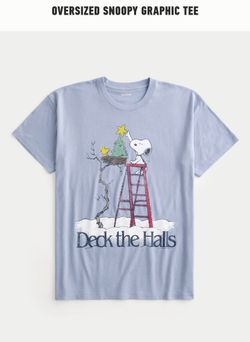 T-ShirtOversized Snoopy Graphic Tee size large