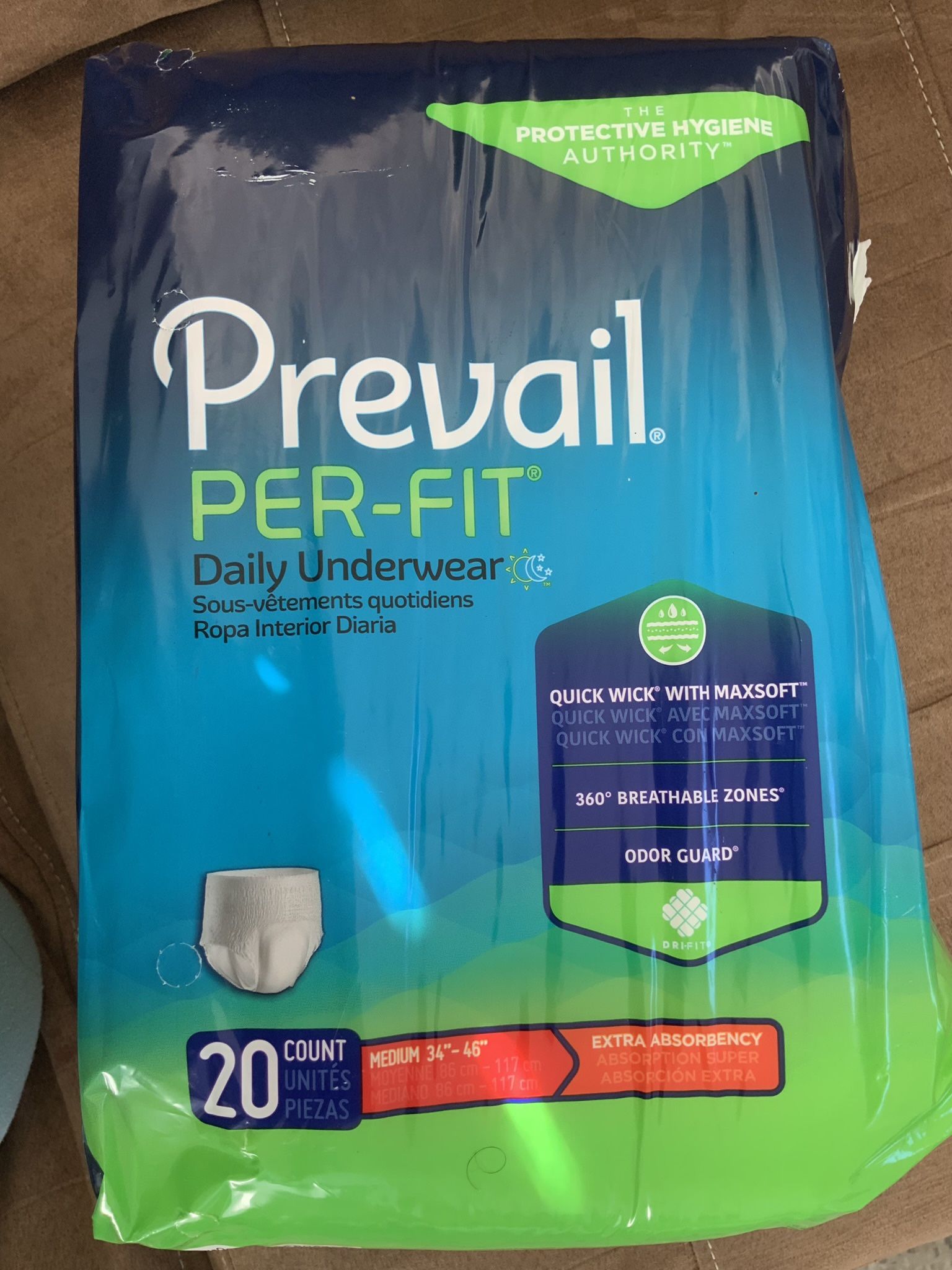 Prevail per-fit daily underwear