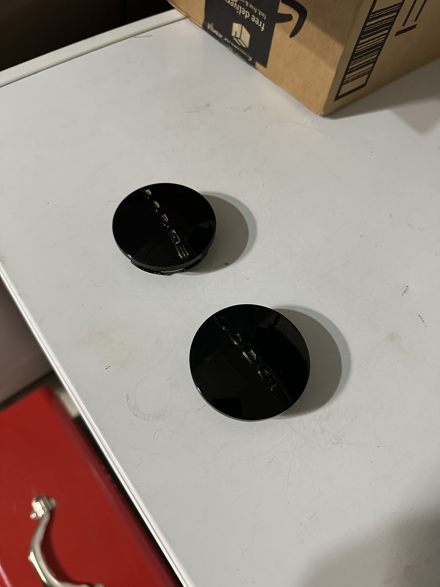 OEM Factory Mopar Dodge Charger Challenger Black Wheel Rim Center Cap Cover Emblem